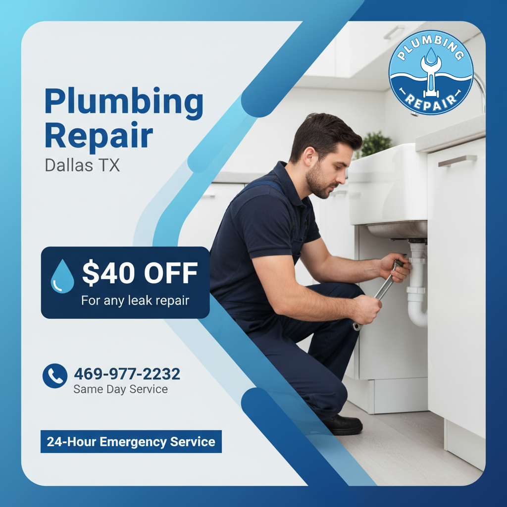 Plumbing Repair Coupon Dallas TX – Discount on Plumbing Services